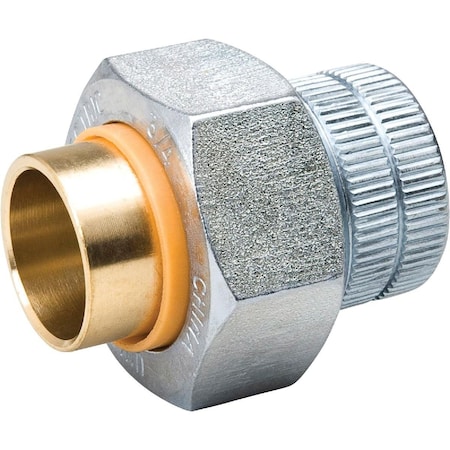 Proline 3/4 In. FIPS x 3/4 In. Copper Sweat Brass Galvanized Dielectric Union 168-004NL